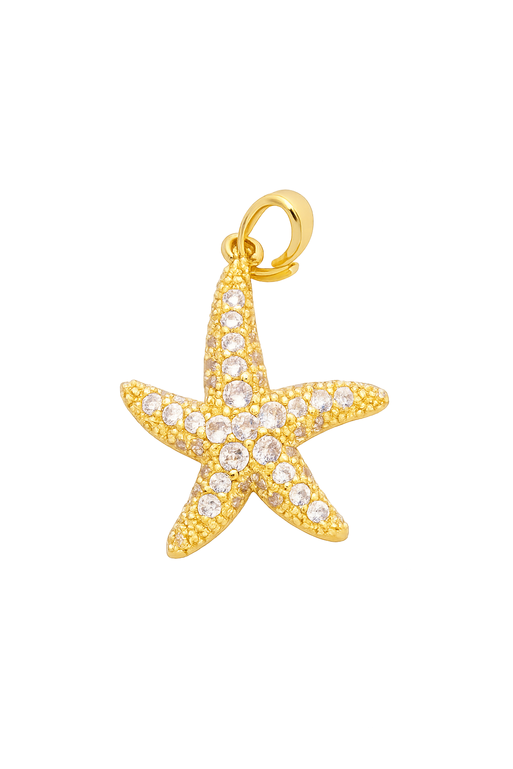 Sparkle Starfish Charm