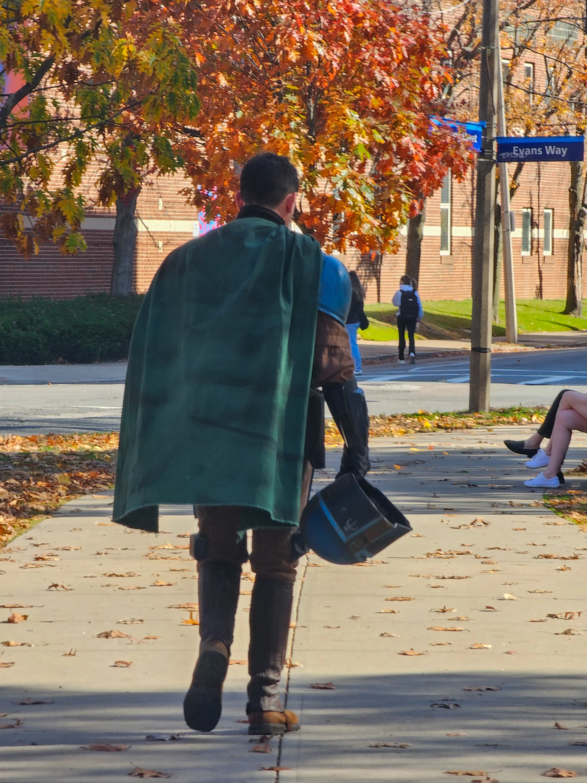 Boba Fett Cosplayer on Halloween
