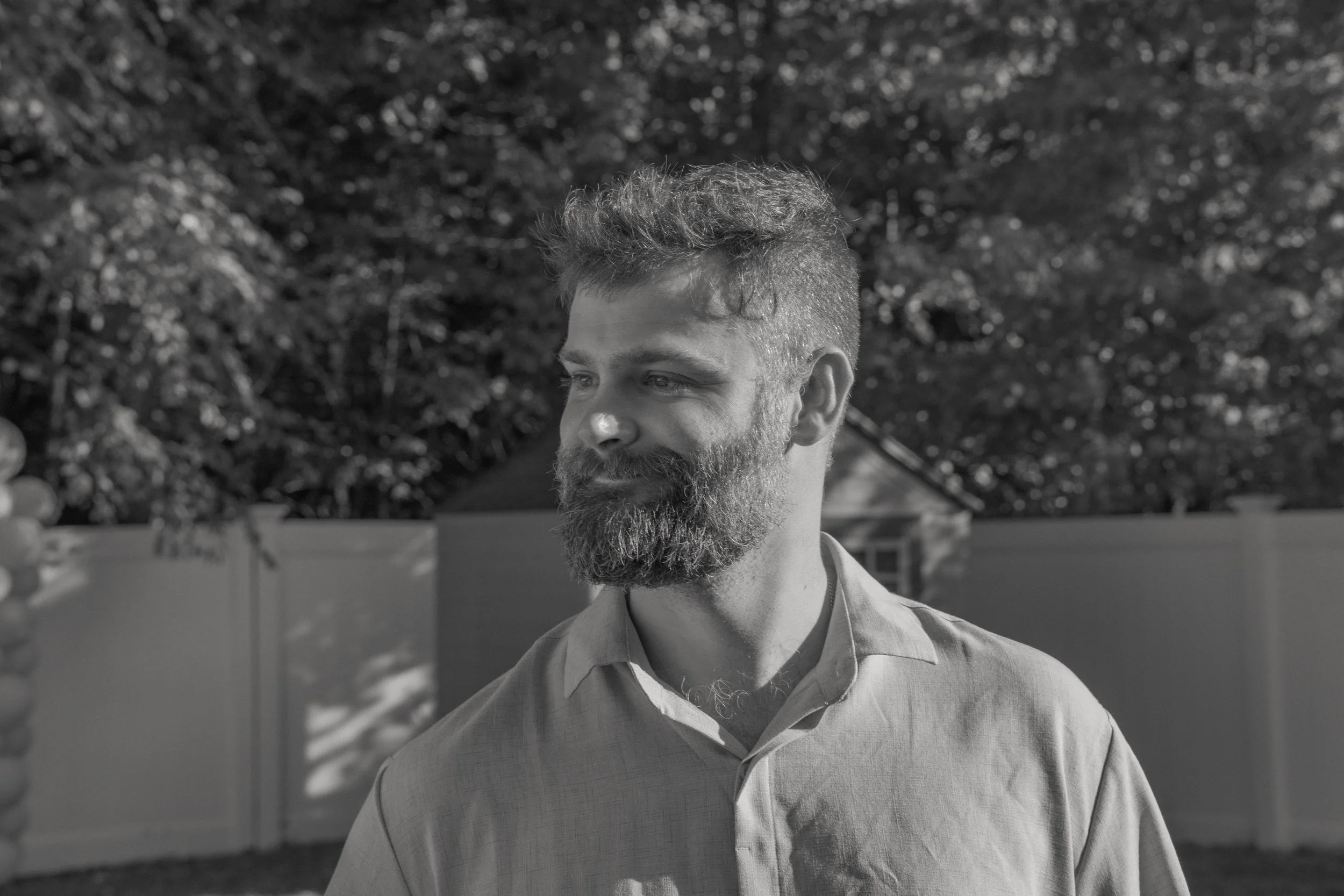 Man smiling portrait