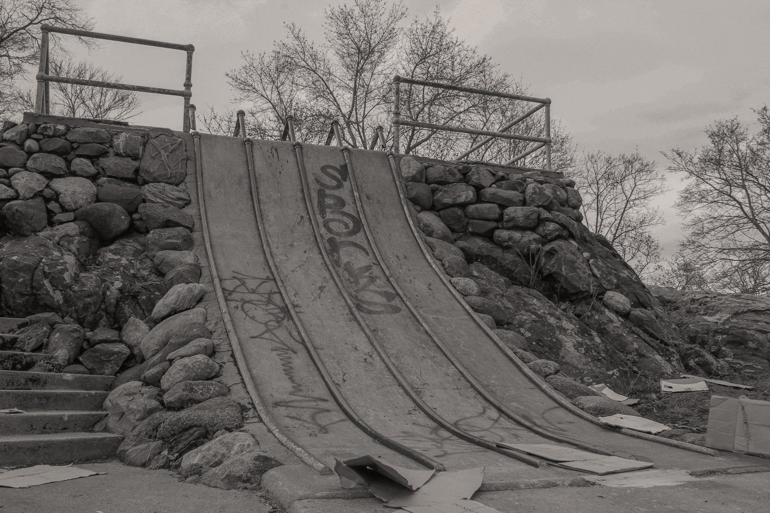 Concrete Slide in Salem, MA