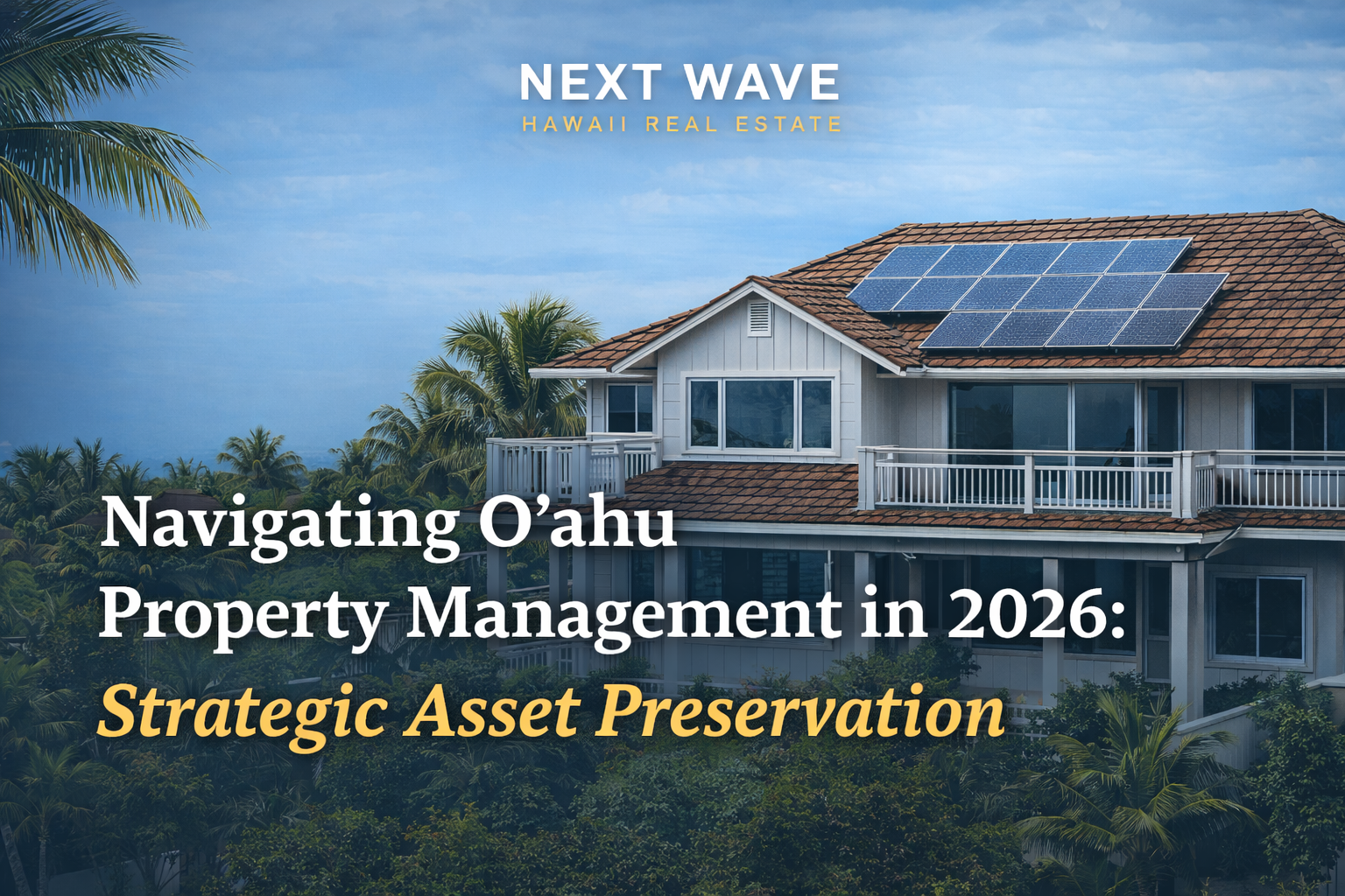 Navigating Oʻahu Property Management in 2026: STrategic asset protection