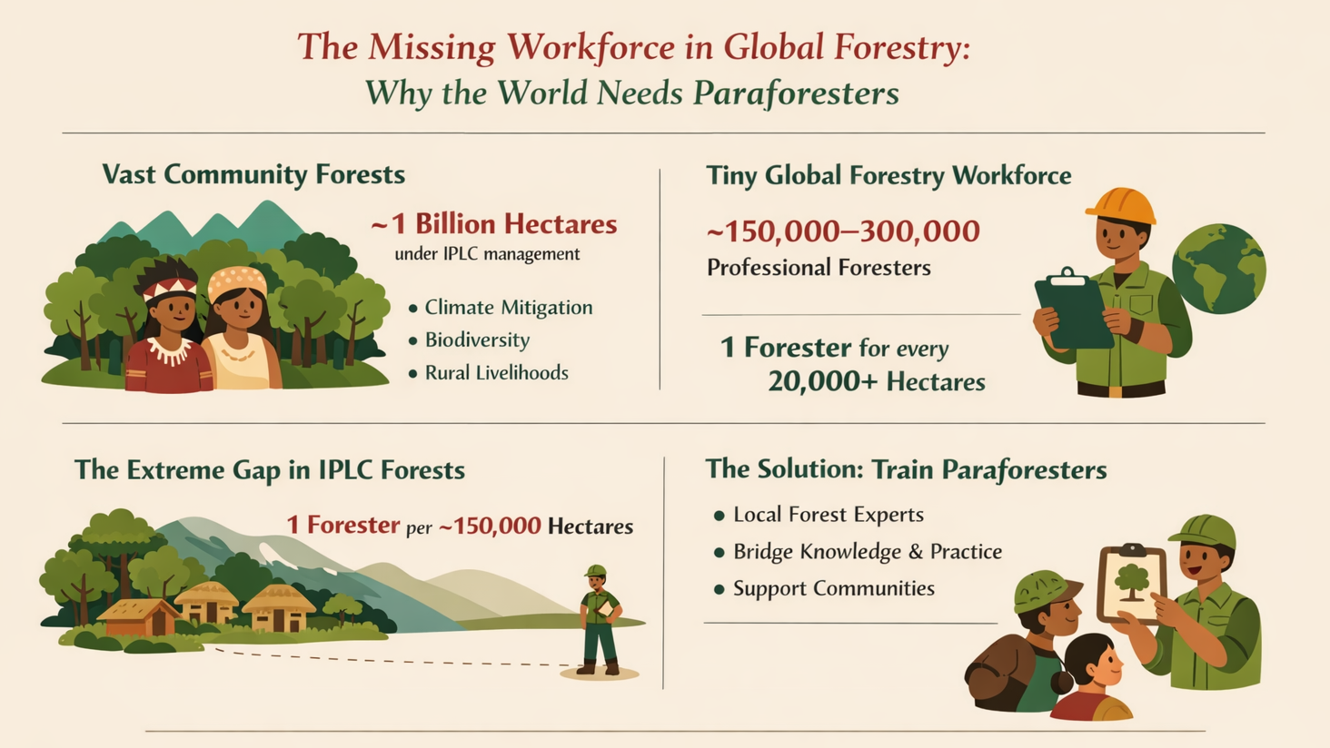 The Missing Workforce in Global Forestry: Why the World Needs Paraforesters