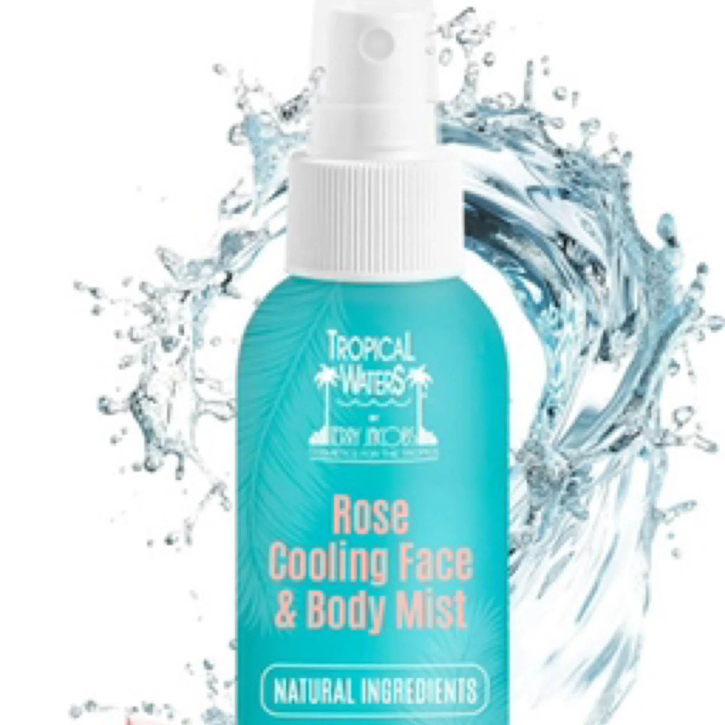 Rose Cooling Face & Body Mist - 4 oz.