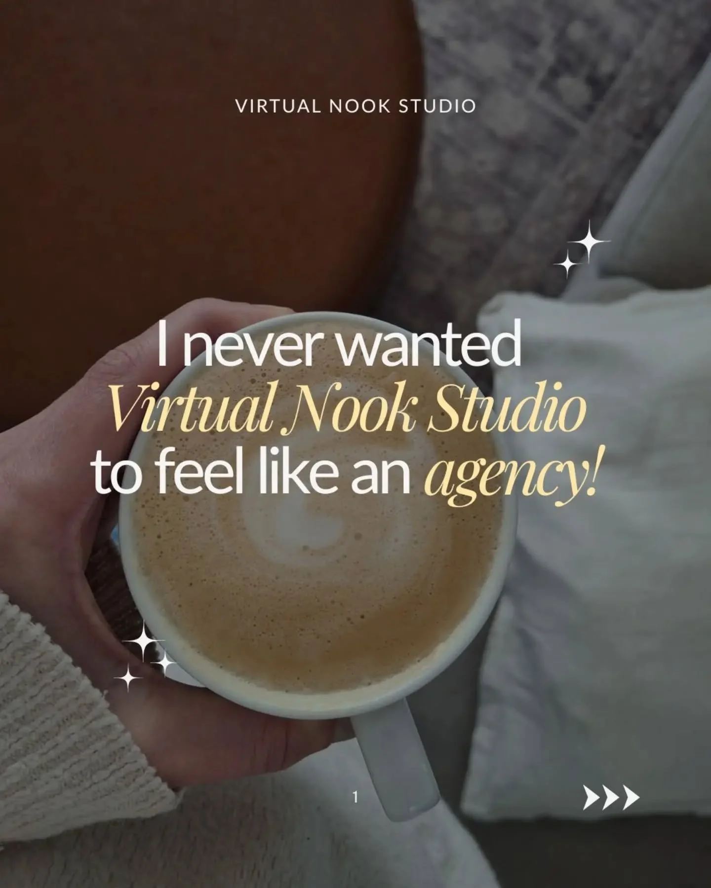 Working with a boutique studio means you're never just another client in a queue! 

When I started Virtual Nook Studio, I wanted to create something different. A place where communication feels easy, support feels personal and you always know who's b