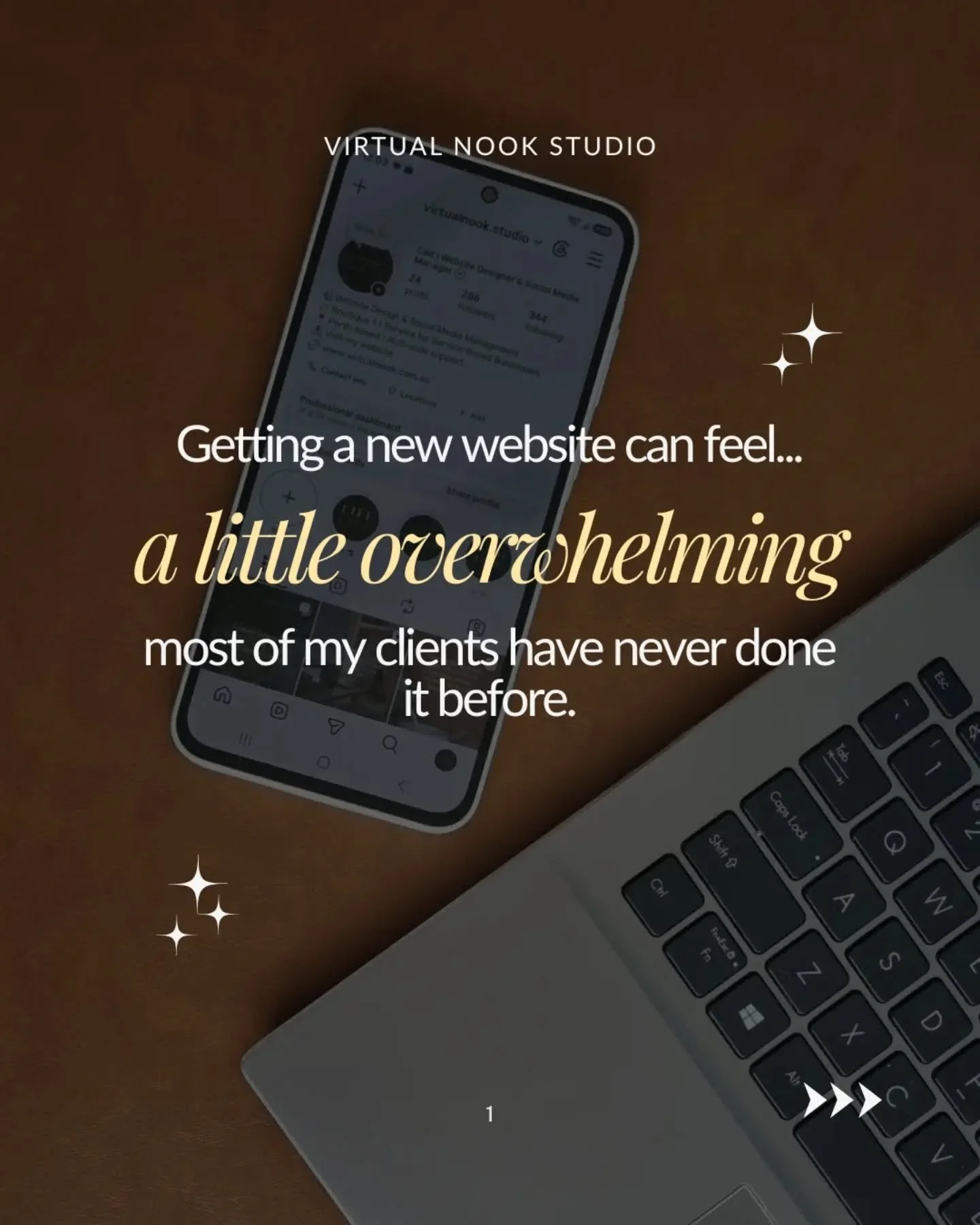I know a website project can feel like a big undertaking... especially if it's your first one! 

That's why I've creates a process that feels simple, collaborative, and supportive from beginning to end. 

-> We start with getting to know your busi