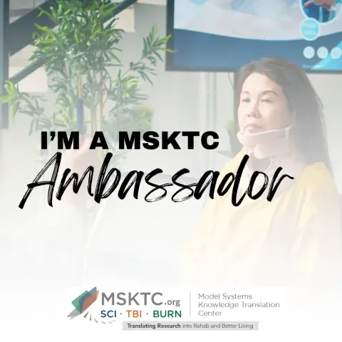 MSKTC ambassador badge