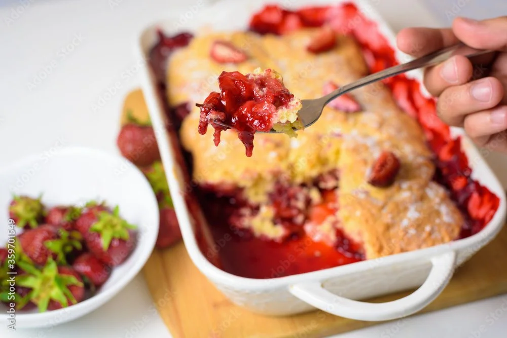 Strawberry Cobbler