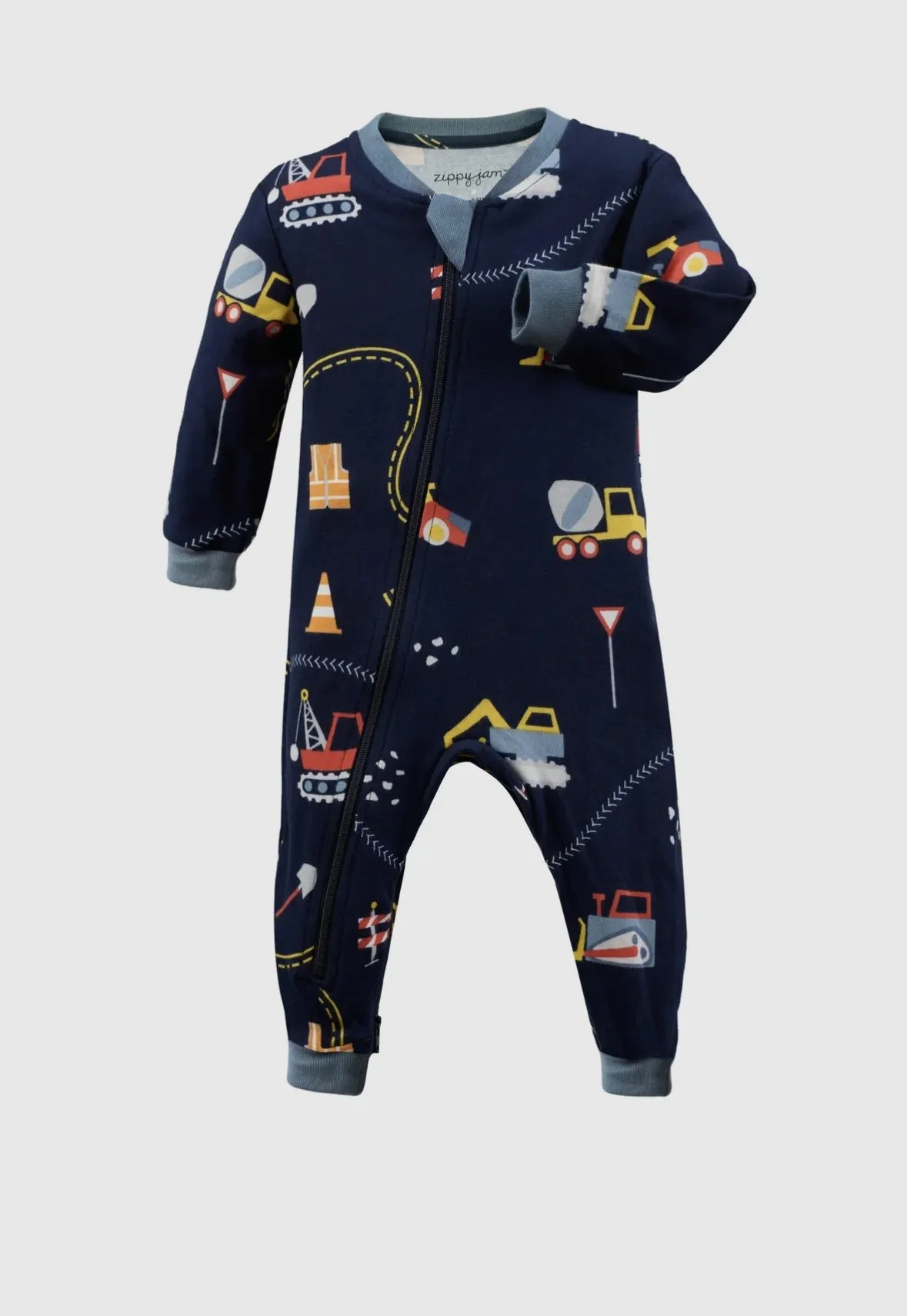 Zippy Jamz Footless Sleeper- Built with Love- Organic Cotton