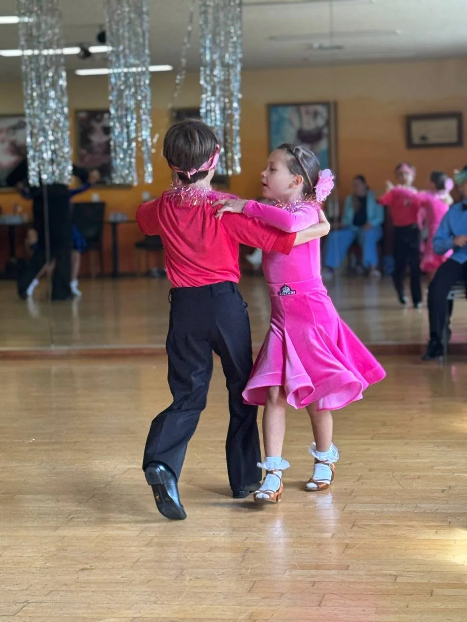 2 YCD Kids students performing at the studio