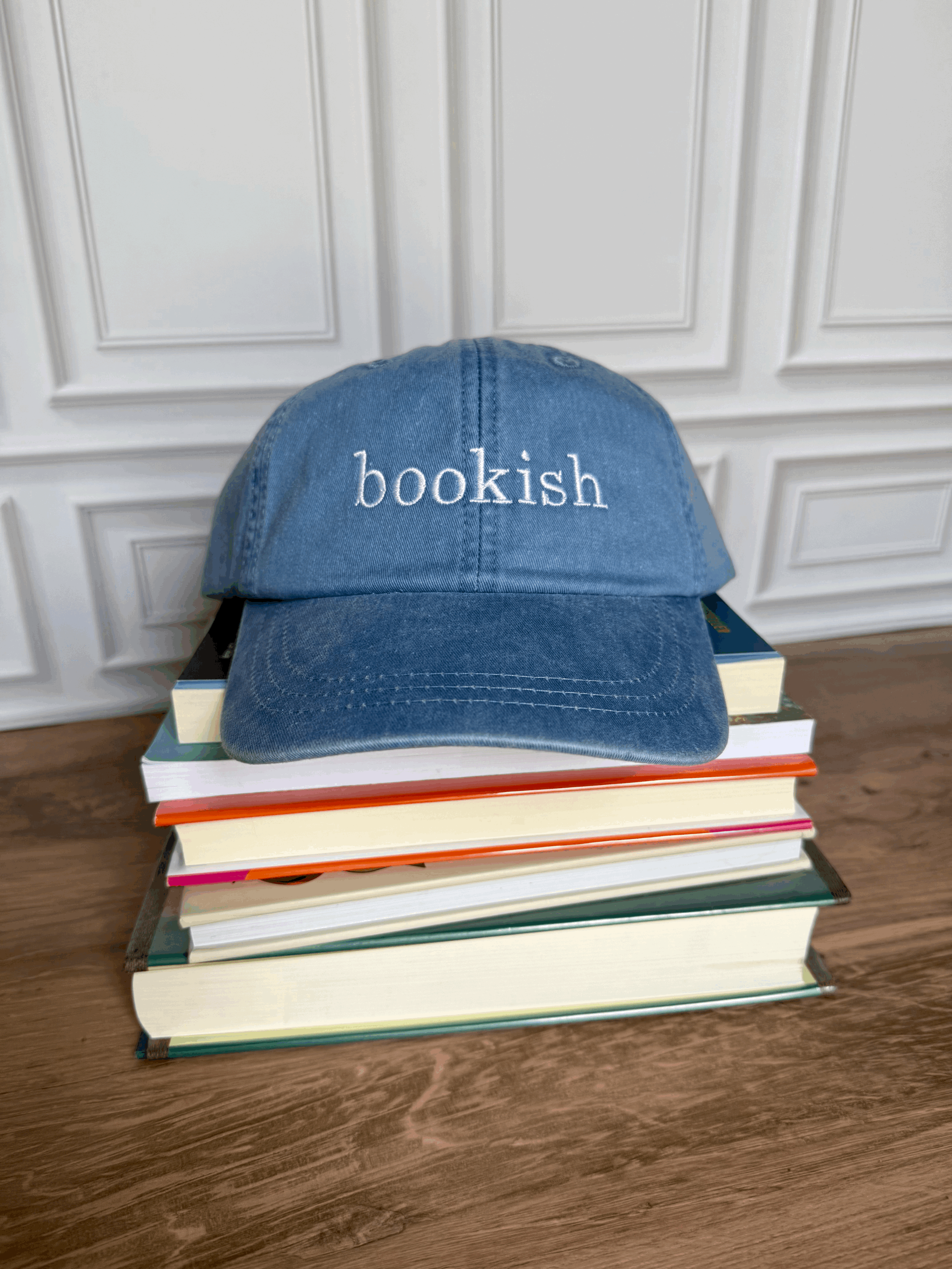 Bookish Embroidered Cap
