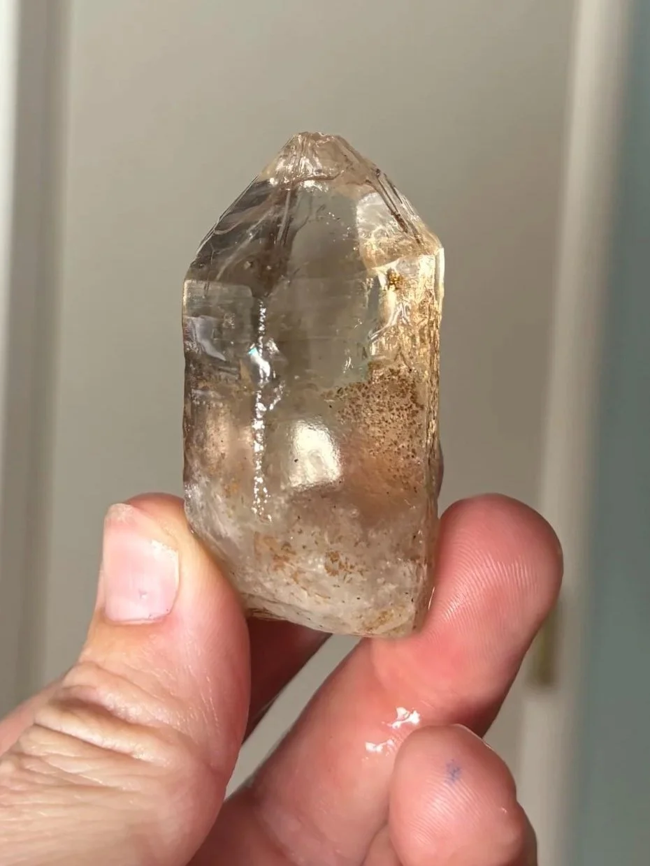 Lightly Smokey Clear quartz crystal