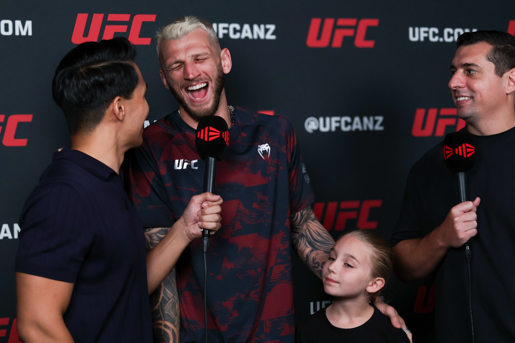 Interview with UFC fighter Dan Hooker for FoxSports Australia