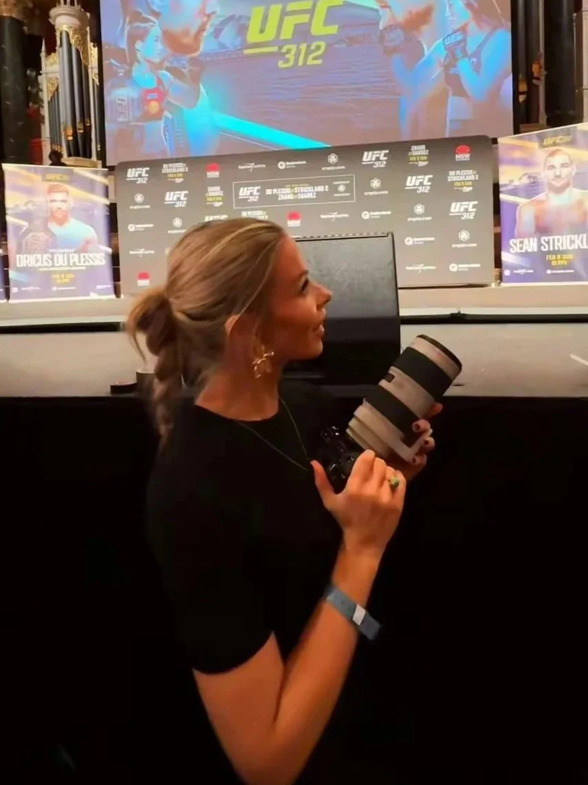 Female photographer in sydney