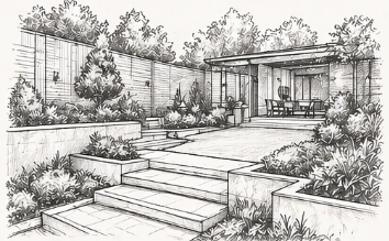 Landscaping and garden design services by Ronview Construction in Dublin and nationwide.