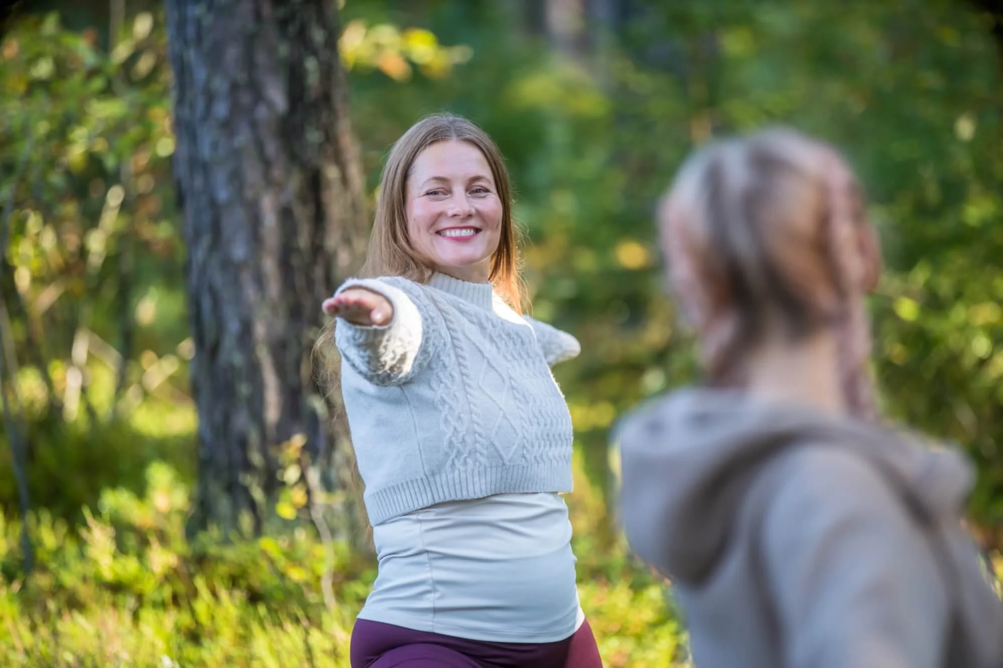 Koulutuspäivät sisältää myös hyvinvointia ja tekemistä ulkona.