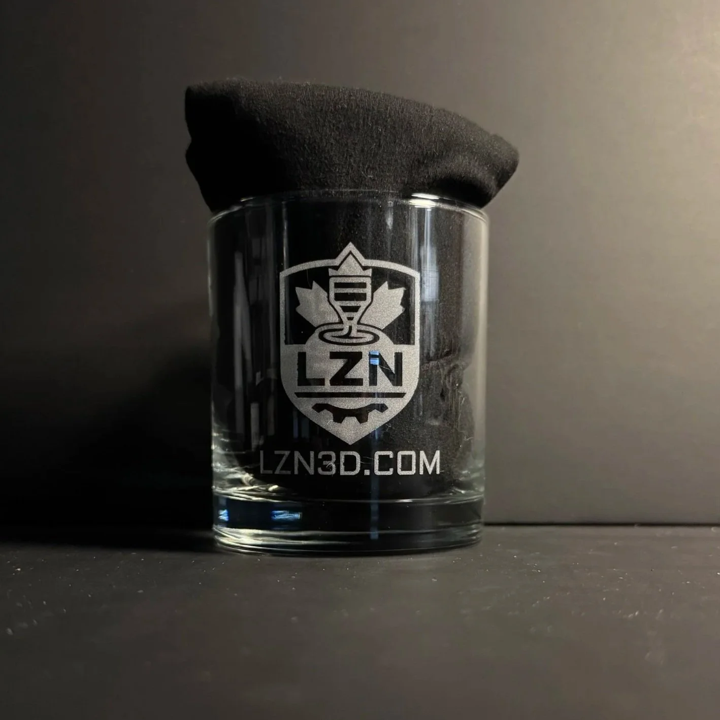 Verre LZN3D gravé au laser
