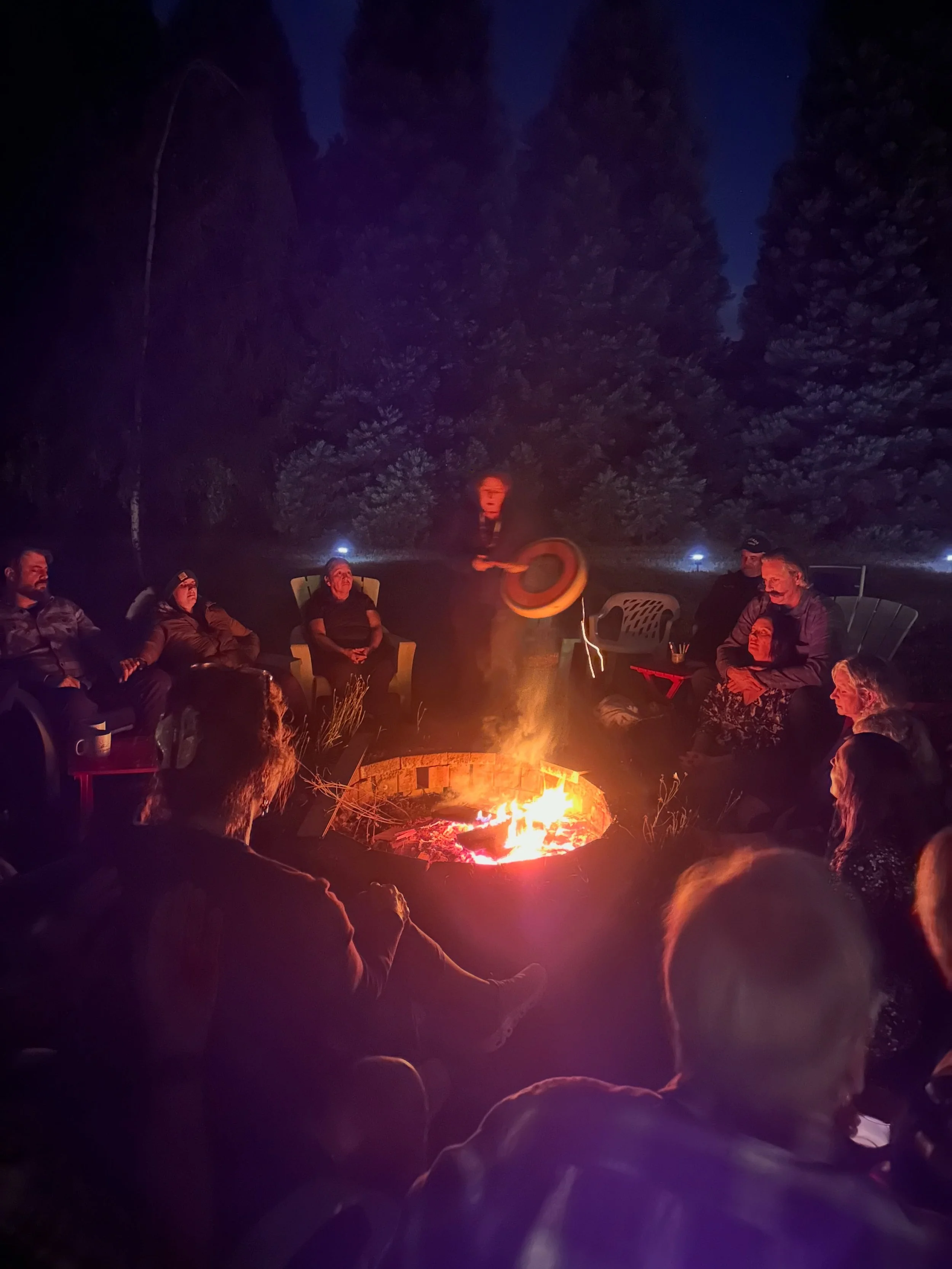 So grateful for our beautiful community! What a blessing to spend the evening celebrating the equinox together. We gathered, we broke bread, we sang, we listened and we released under the magic of the moon.