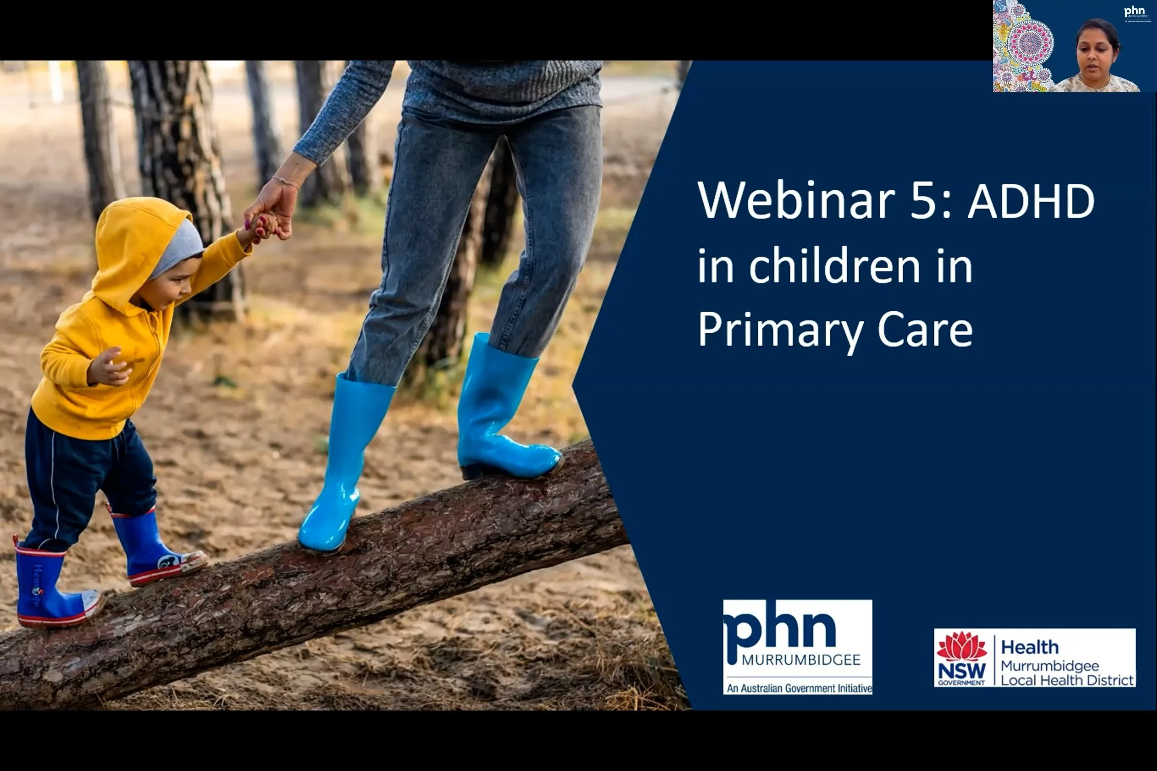 EPiPC General Practice Paediatric Care Education Webinar Series 2022: Webinar 5 – ADHD in Primary Care