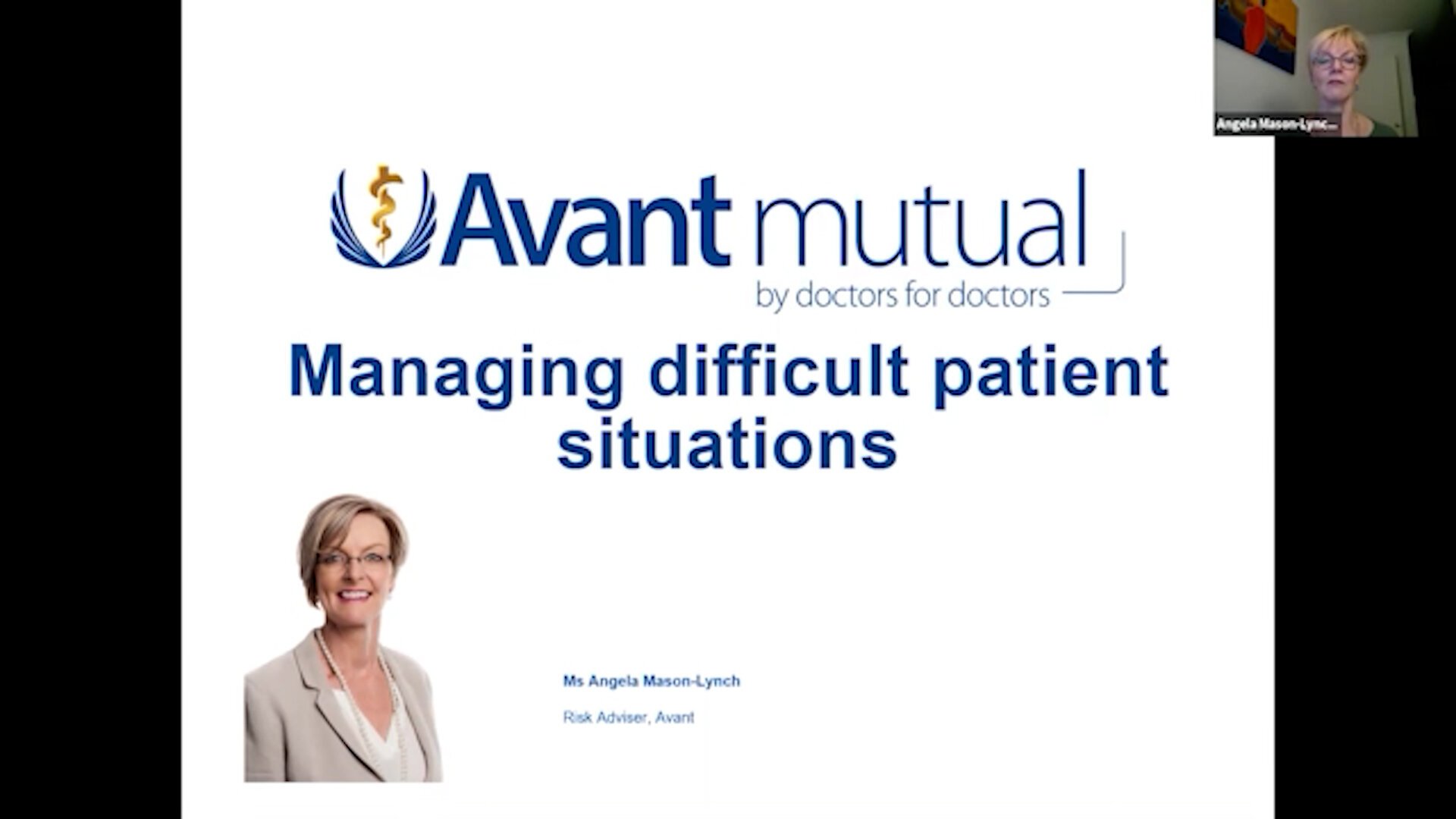 Managing difficult patients