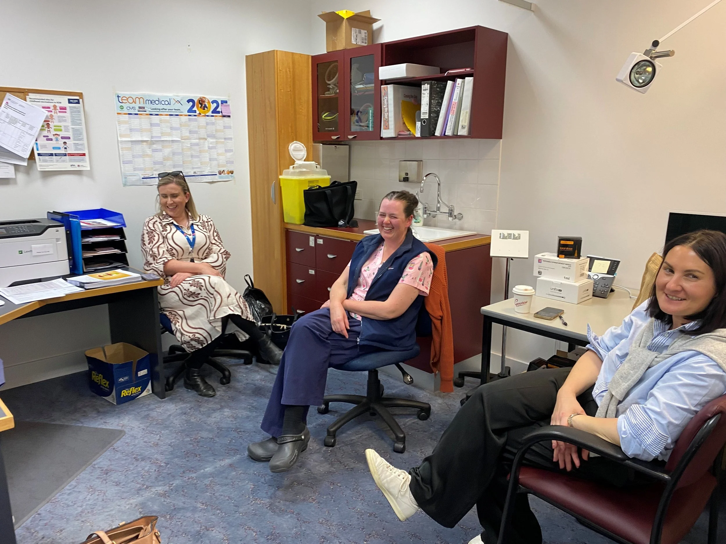 Gundagai practice visit Elise, Bec and Kate.jpg