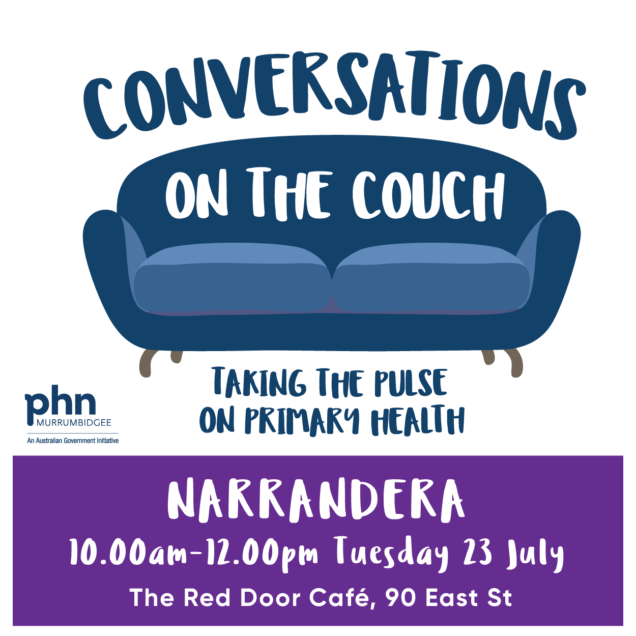 Coffee and chats: Narrandera's Conversations on the Couch