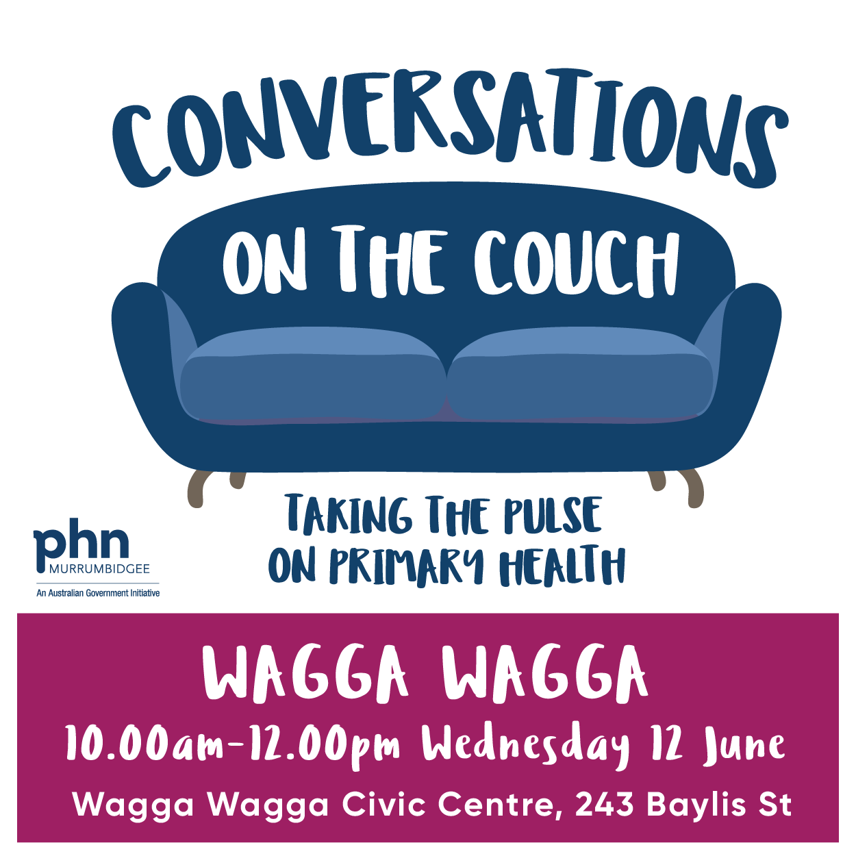 Chatting about health: Wagga Wagga's Conversations on the Couch