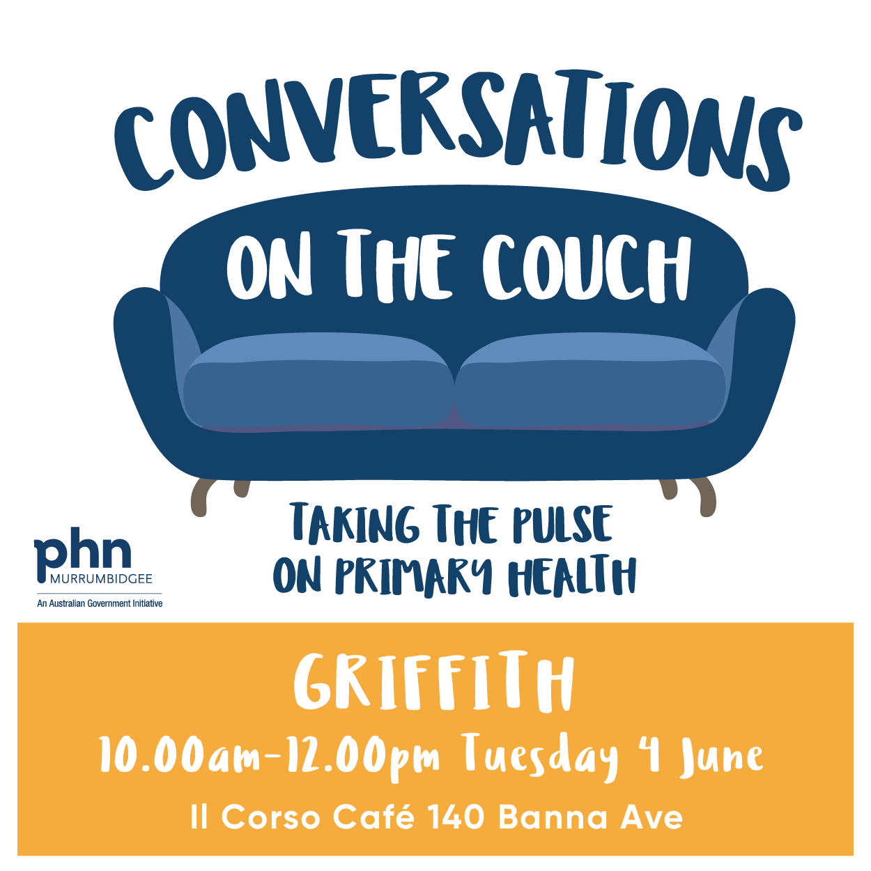 Let’s talk health: Griffith's Conversations on the Couch