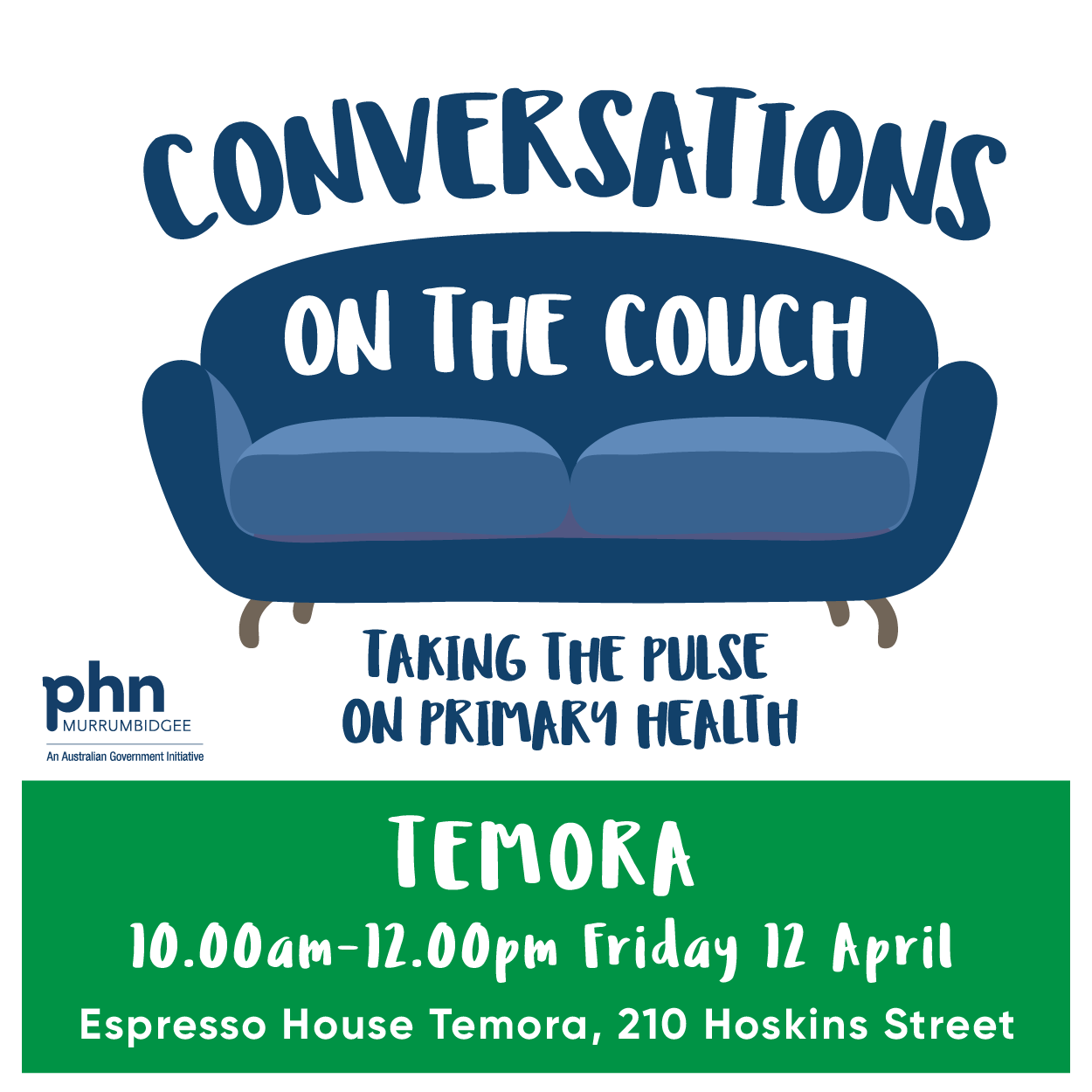 Sit down for a chat: Temora's Conversations on the Couch