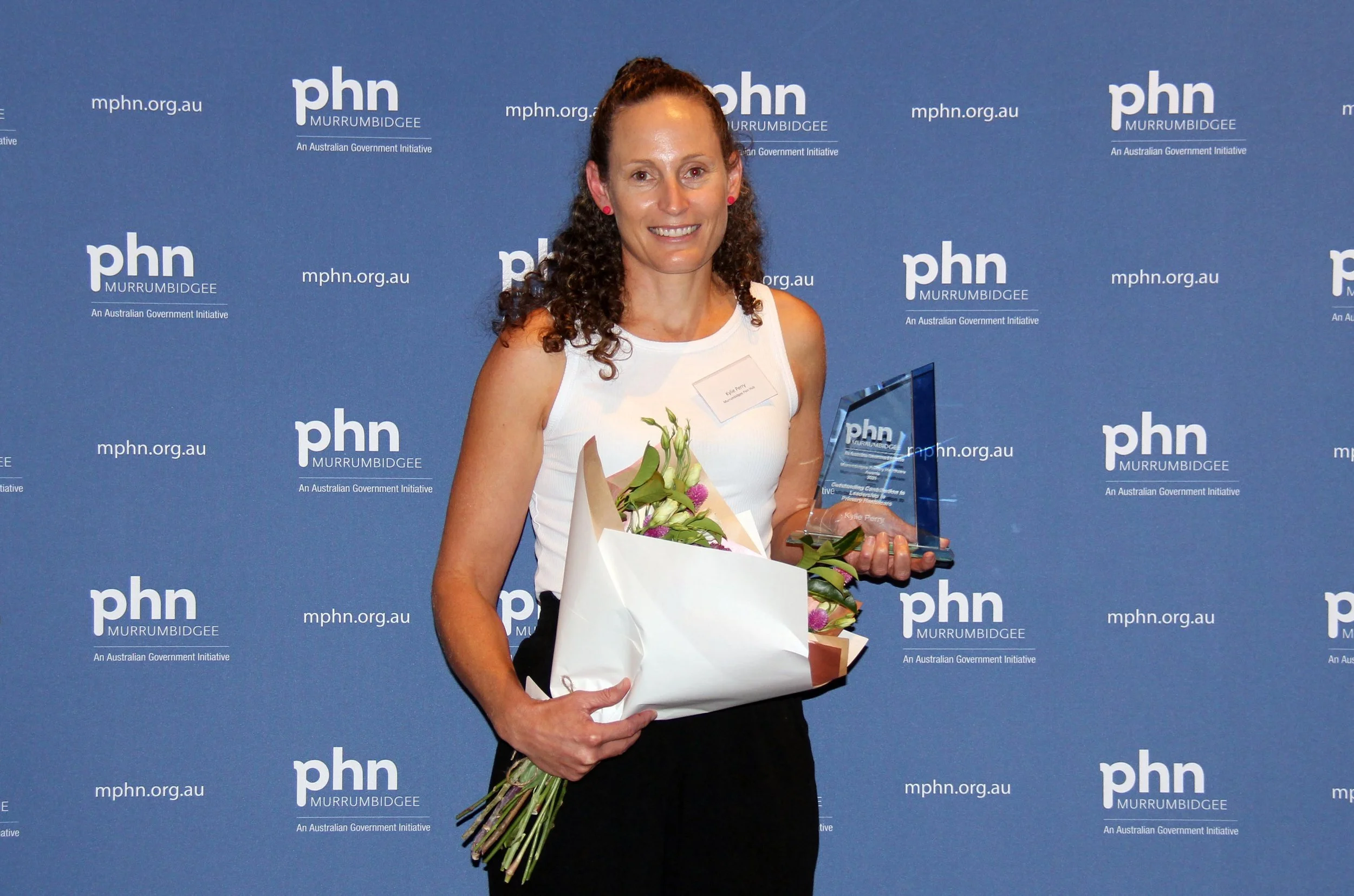 Kylie Perry wins the 2021 Outstanding Contribution to Leadership in Primary Healthcare Award