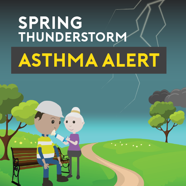 Spring Thunderstorm Asthma – Preparing for a Bumper Season