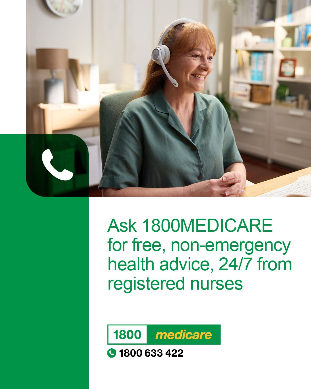 1800MEDICARE is a free phone and digital service for&nbsp;trusted health advice and connection to care – anytime, anywhere.&nbsp;&nbsp;