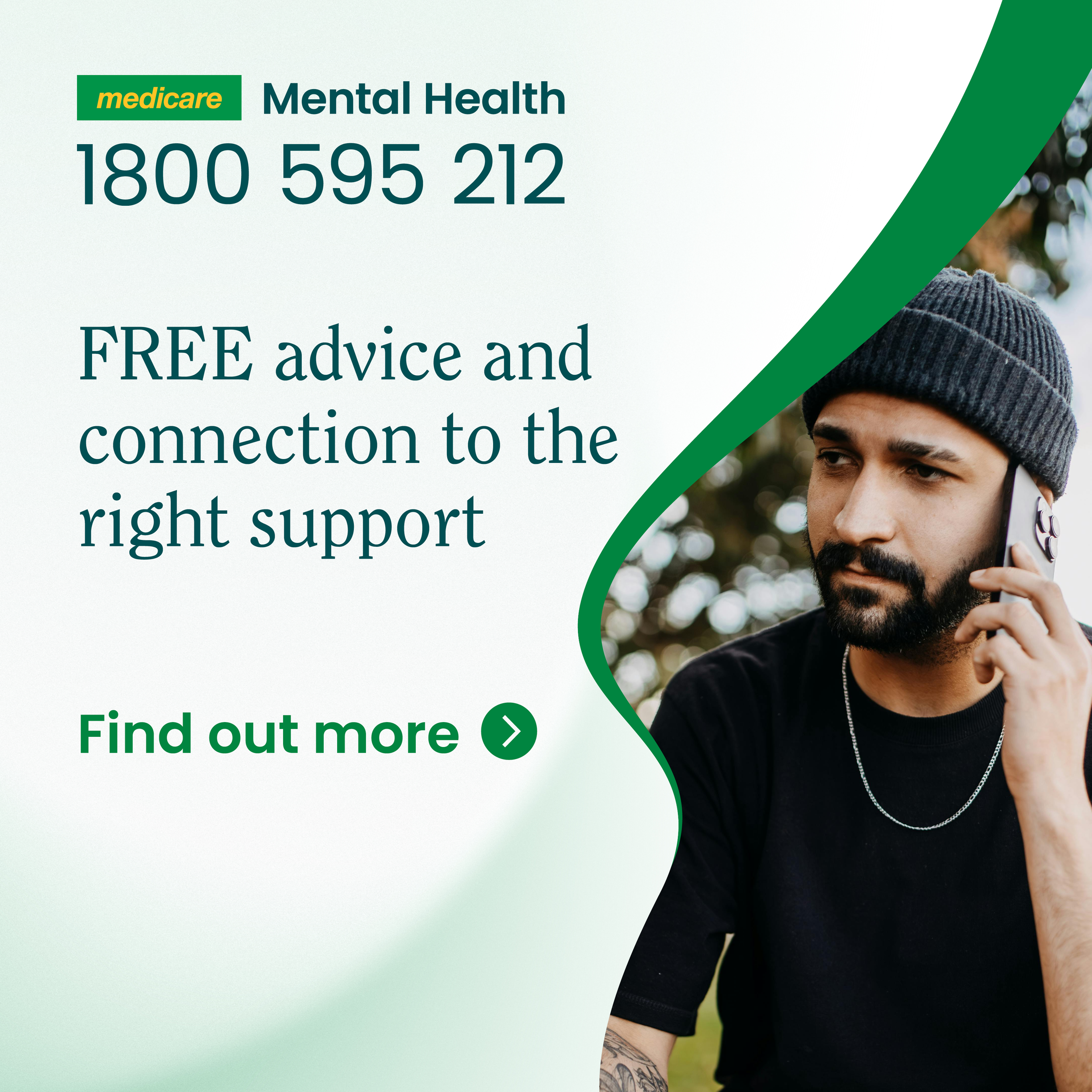Free mental health support available through Medicare Mental Health