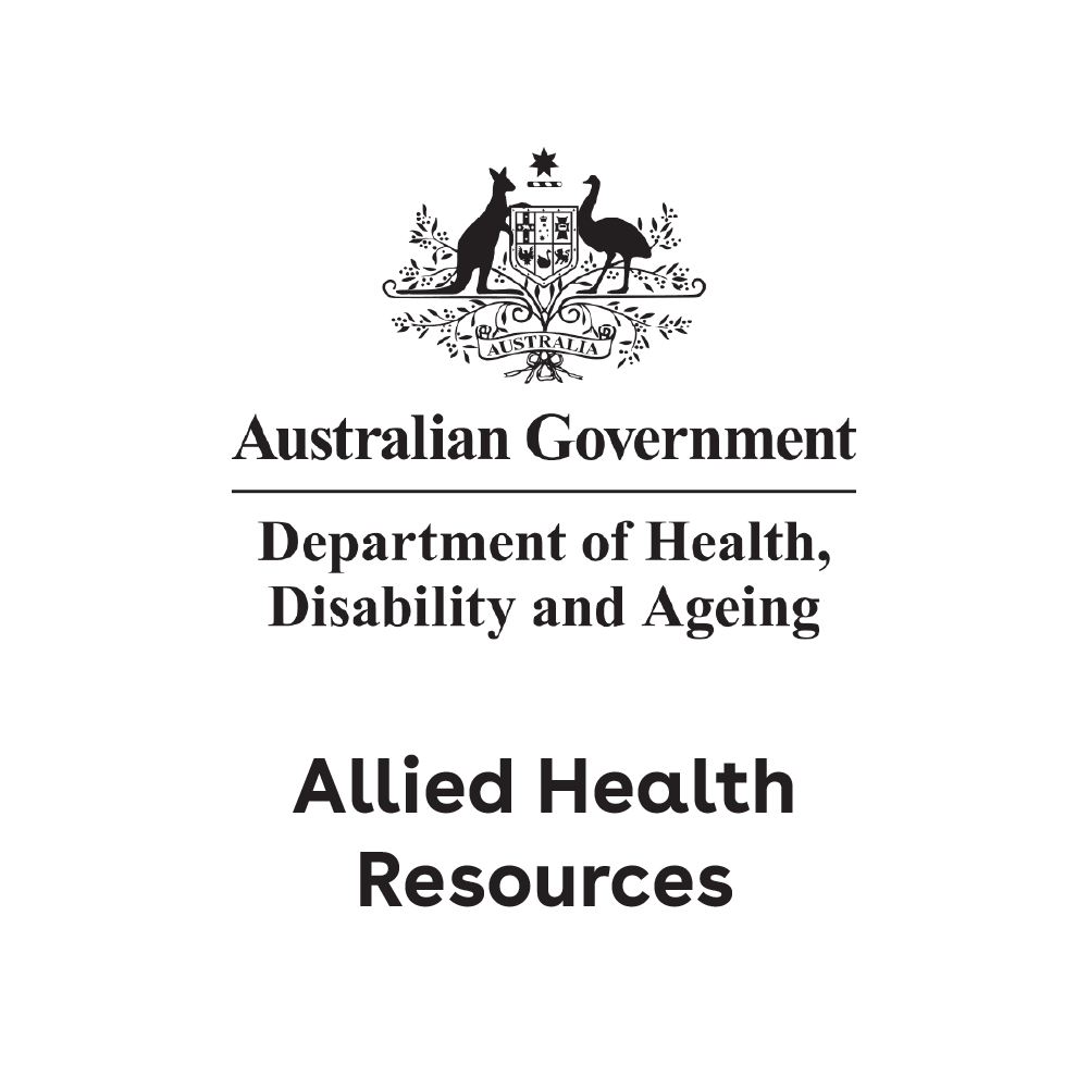 Department of Health and Aged Care: Allied Health Resources