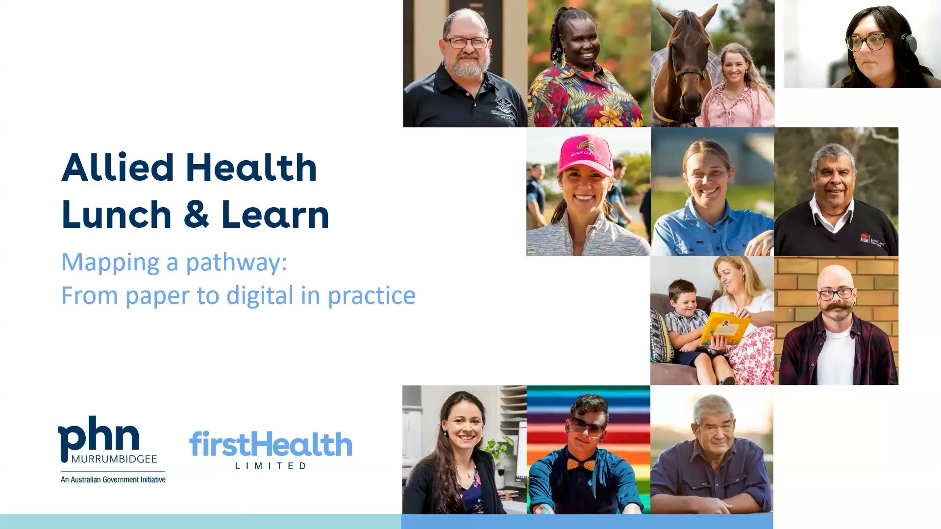 Allied Health: Digital Lunch &amp; Learn Webinar Series 2