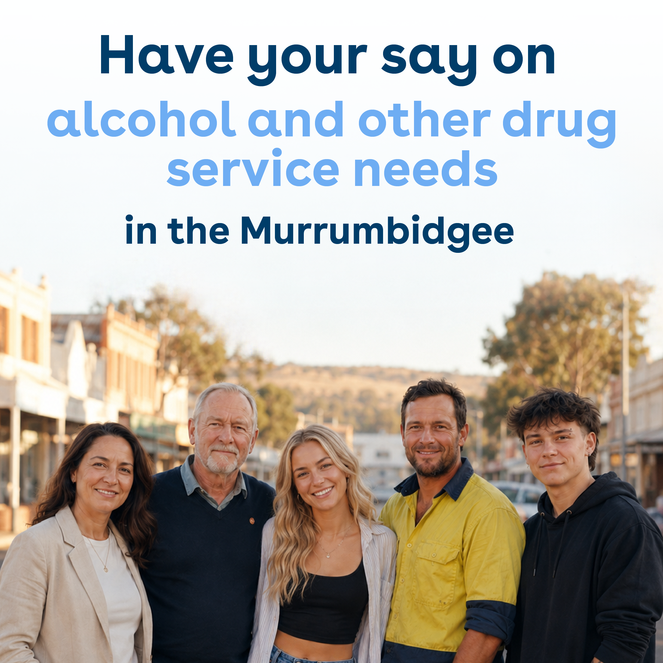 Help shape the future of alcohol and other drug services across our region