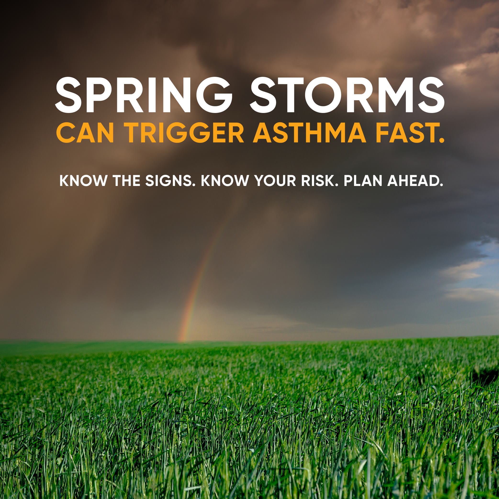 Stay ahead of spring storms: know the warning signs of thunderstorm asthma