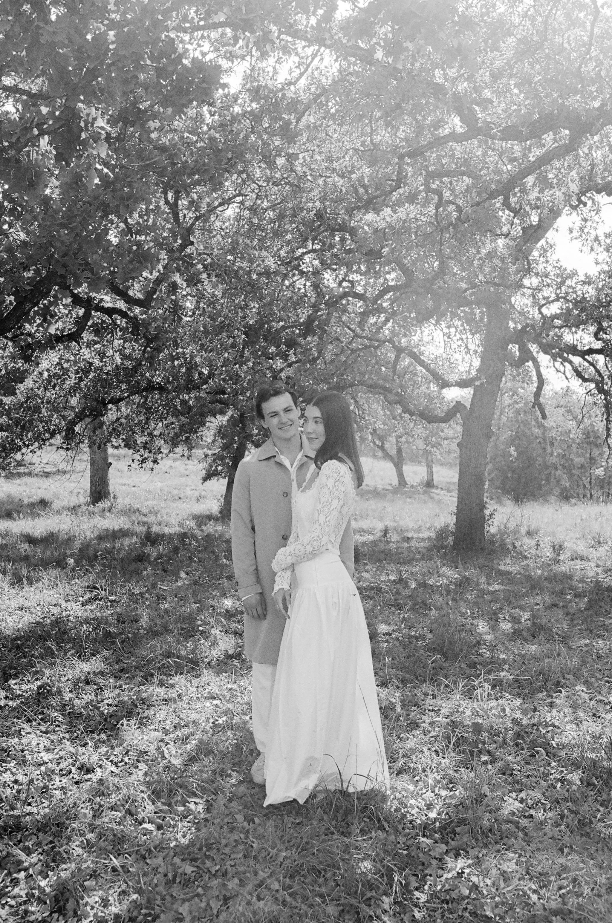Romantic countryside engagement session inspired by Pride and Prejudice, soft natural light and timeless editorial styling.