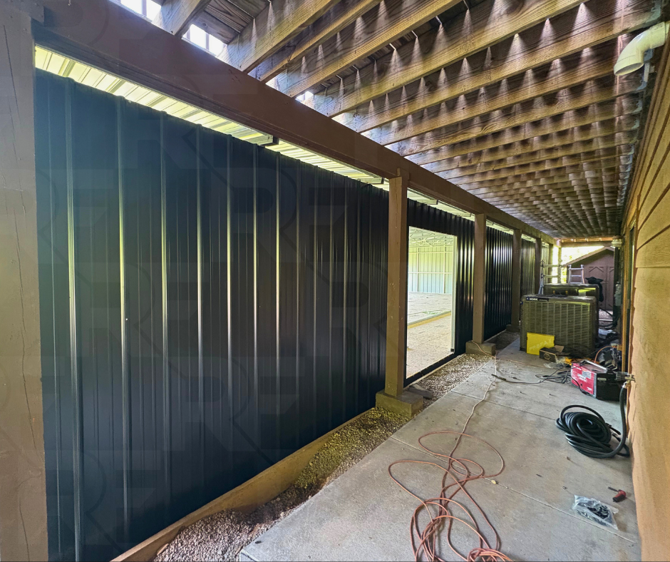 Covered porch with breezeway in Tennessee