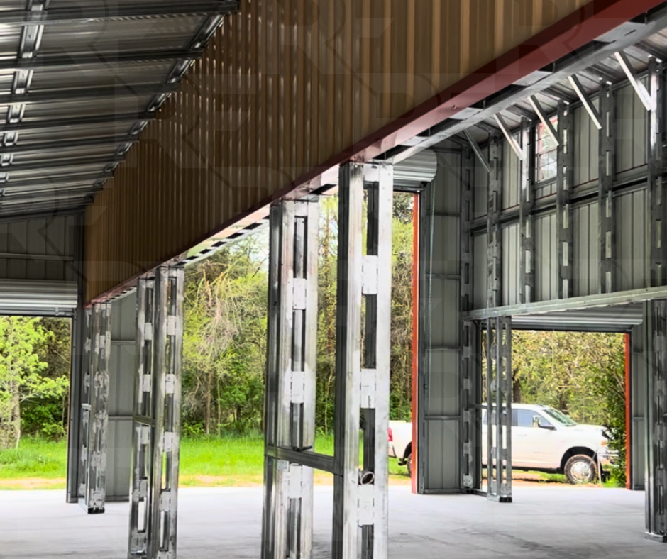 1. Al's Ag Barn steel building installed by David and his crew