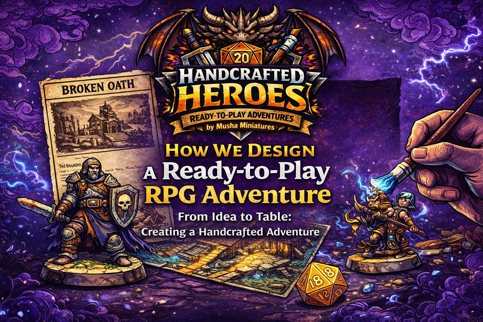 How We Design a Ready-to-Play RPG Adventure: From Idea to Table, Creating a Handcrafted Adventure