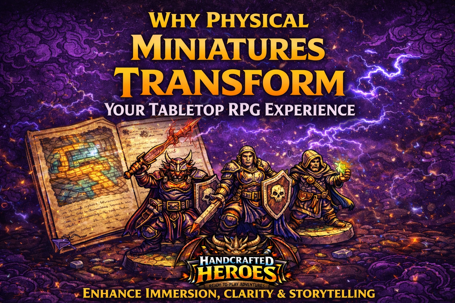 Why Physical Miniatures Transform Your Tabletop RPG Experience