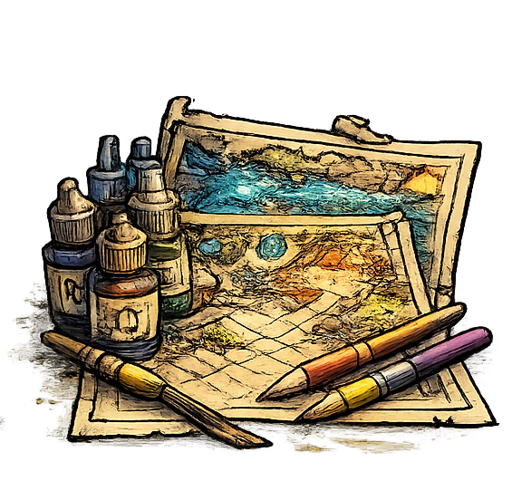ready to play tabletop rpg adventure map