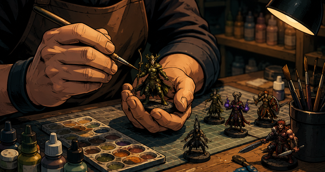 handpainting miniatures