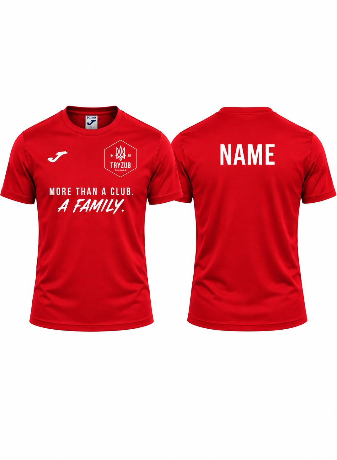FC Tryzub Family Personalized T-Shirt