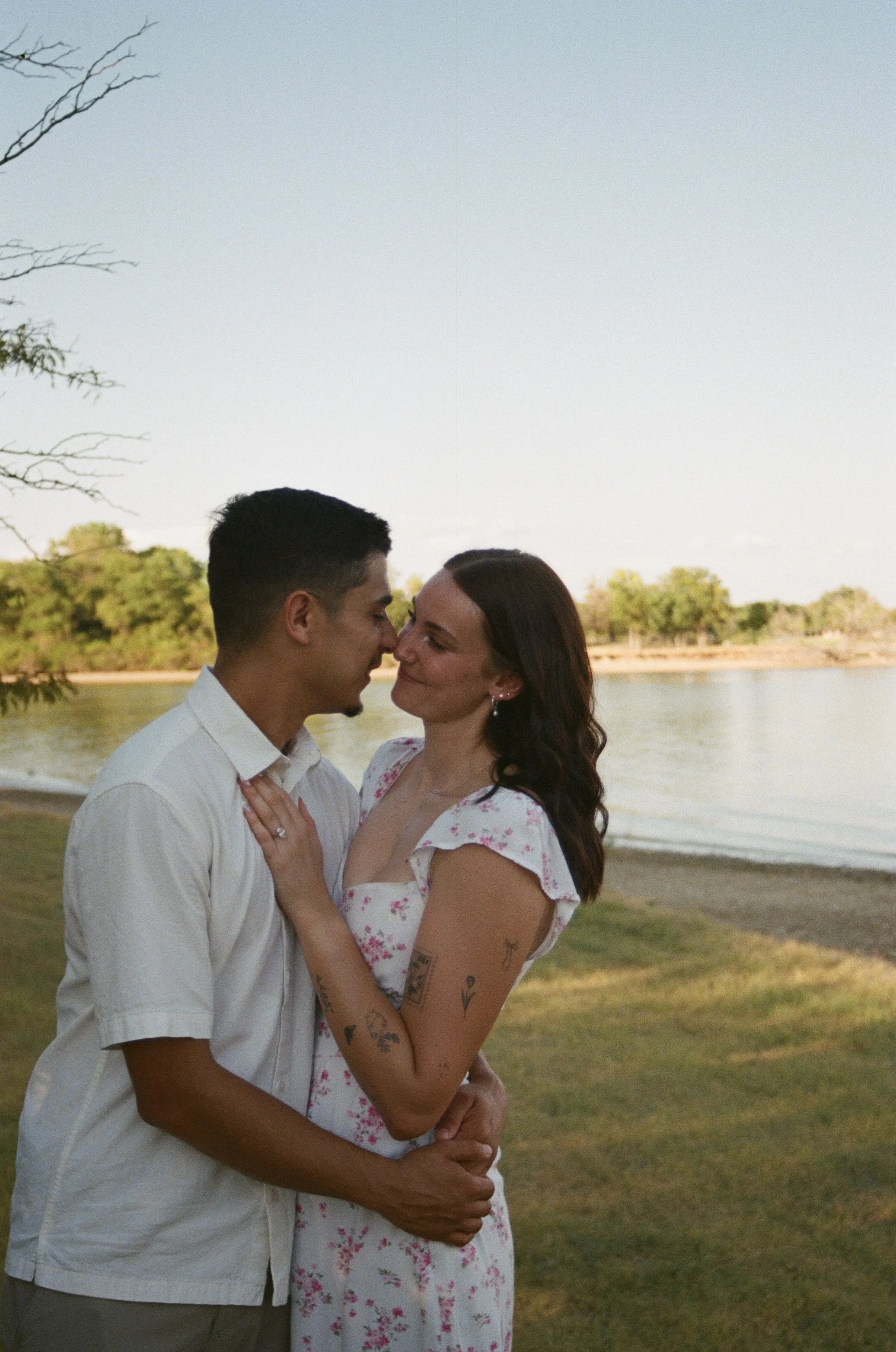 A Romantic Surprise Proposal & Engagement Session in Frisco, TX