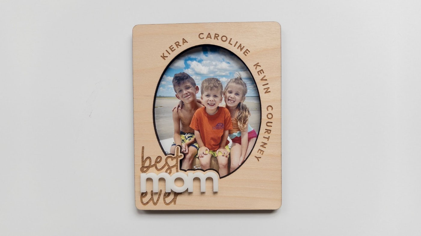Best Mom (or Dad) Ever Name Magnet | Visor Clip