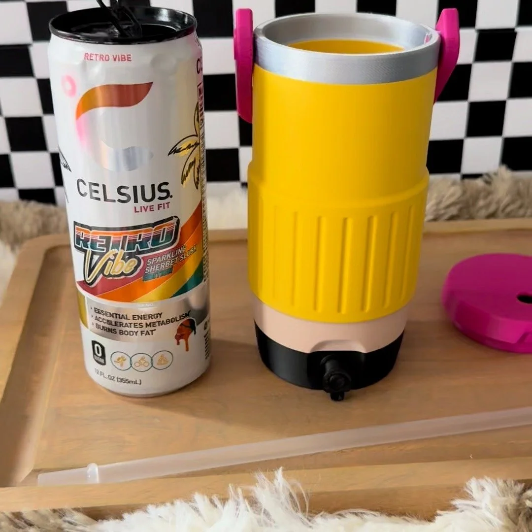 Keep your drinks cozy and stylish with the Pencil Can Koozie! This fun, teacher-inspired accessory is the perfect classroom companion.

Available in both standard 12oz and skinny sizes for versatility.

Crafted with durable, eco-friendly 3D printing 