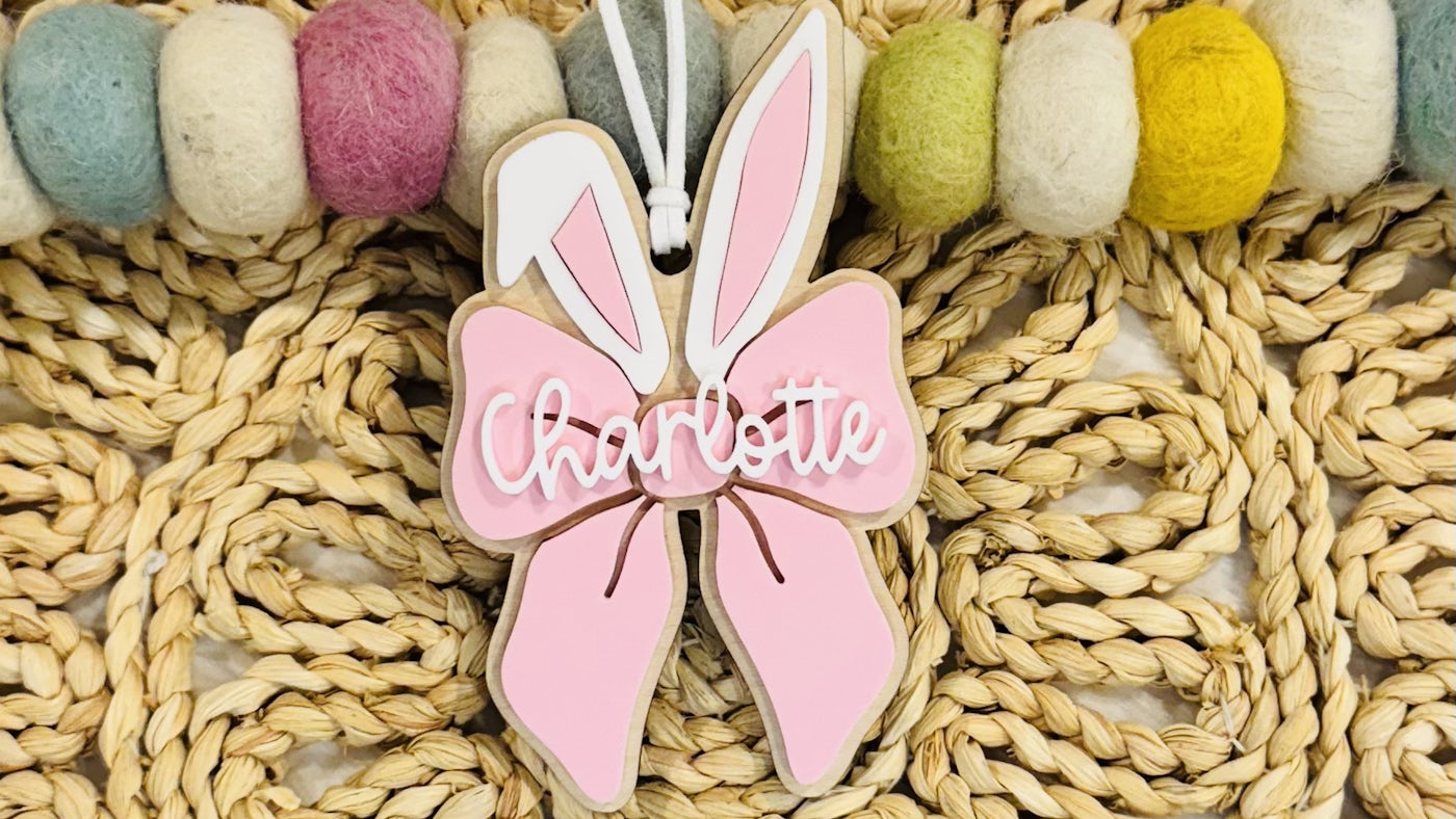Bunny Bow Tag