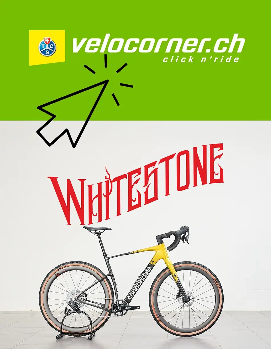 Cannondale Topstone 2026 auf einem Flyer für Velocorner.ch