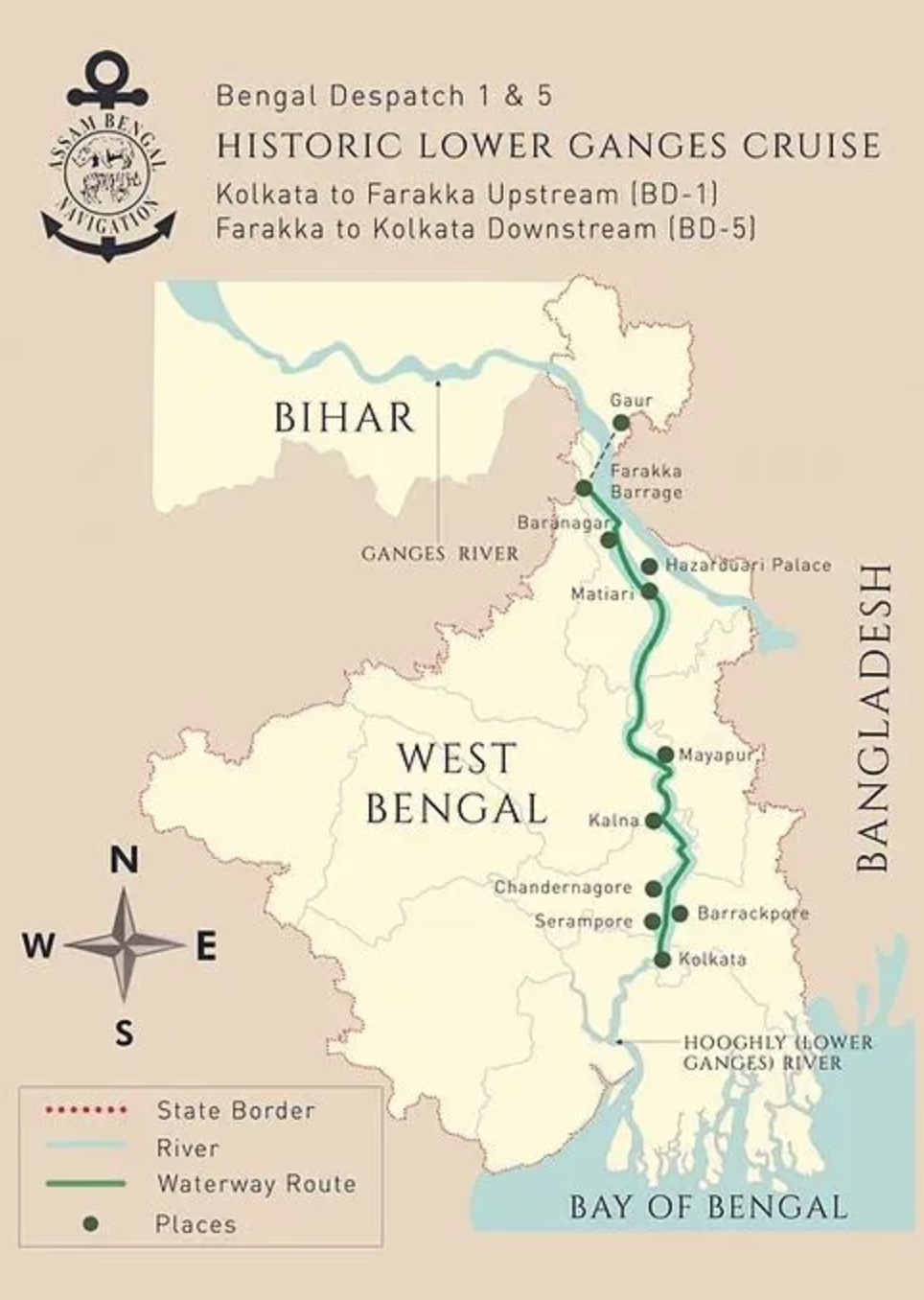 A PASSAGE INTO HISTORY: ADVENTURE RIVER GANGES KOLKATA TO FARAKKA 8-17 JANUARY 2025